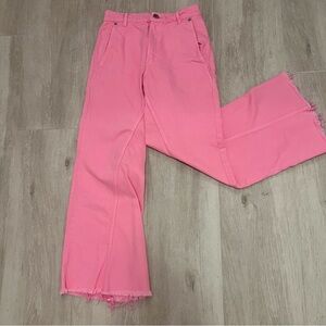 PINK ZARA JEANS SIZE US 2
